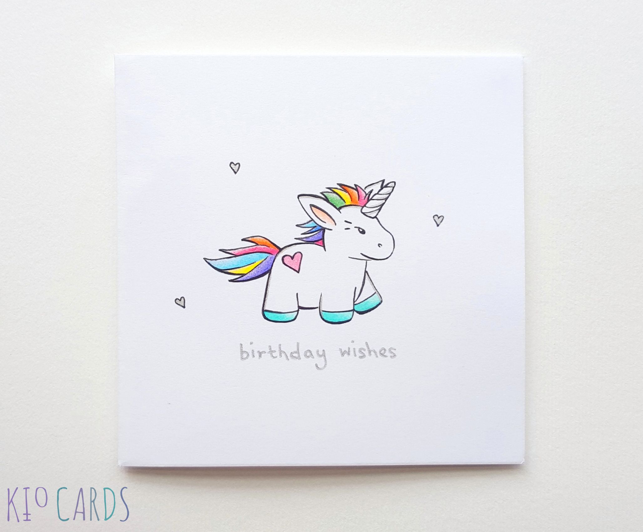 2054x1700 Mielo Rainbow Unicorn Birthday Card Cards Unicorn Birthday - Birthday Card Drawing