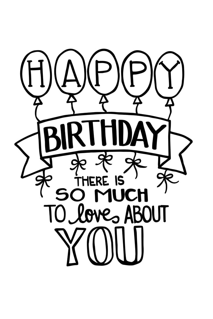 736x1104 Happy Birthday Drawing Designs - Birthday Drawing Images