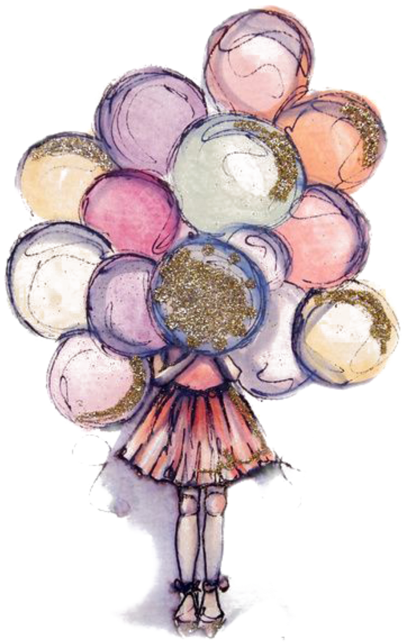 820x1304 Happy Birthday Girl Drawing Flybutterflies - Birthday Drawing Images