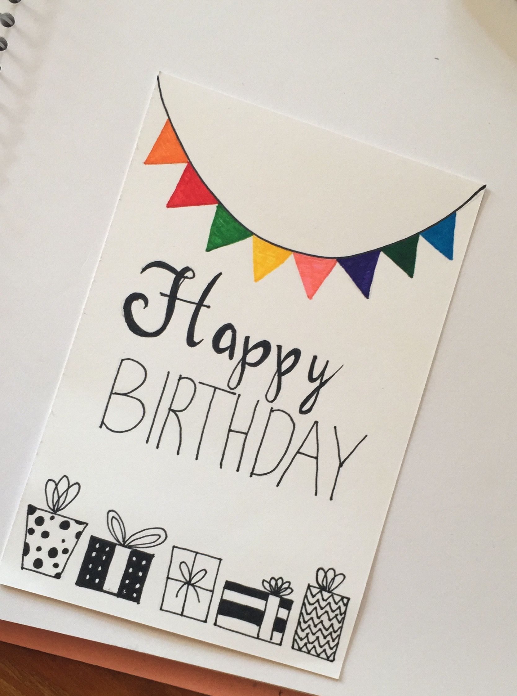 1668x2243 Easy Birthday Card Drawings Cyberuse - Birthday Drawings