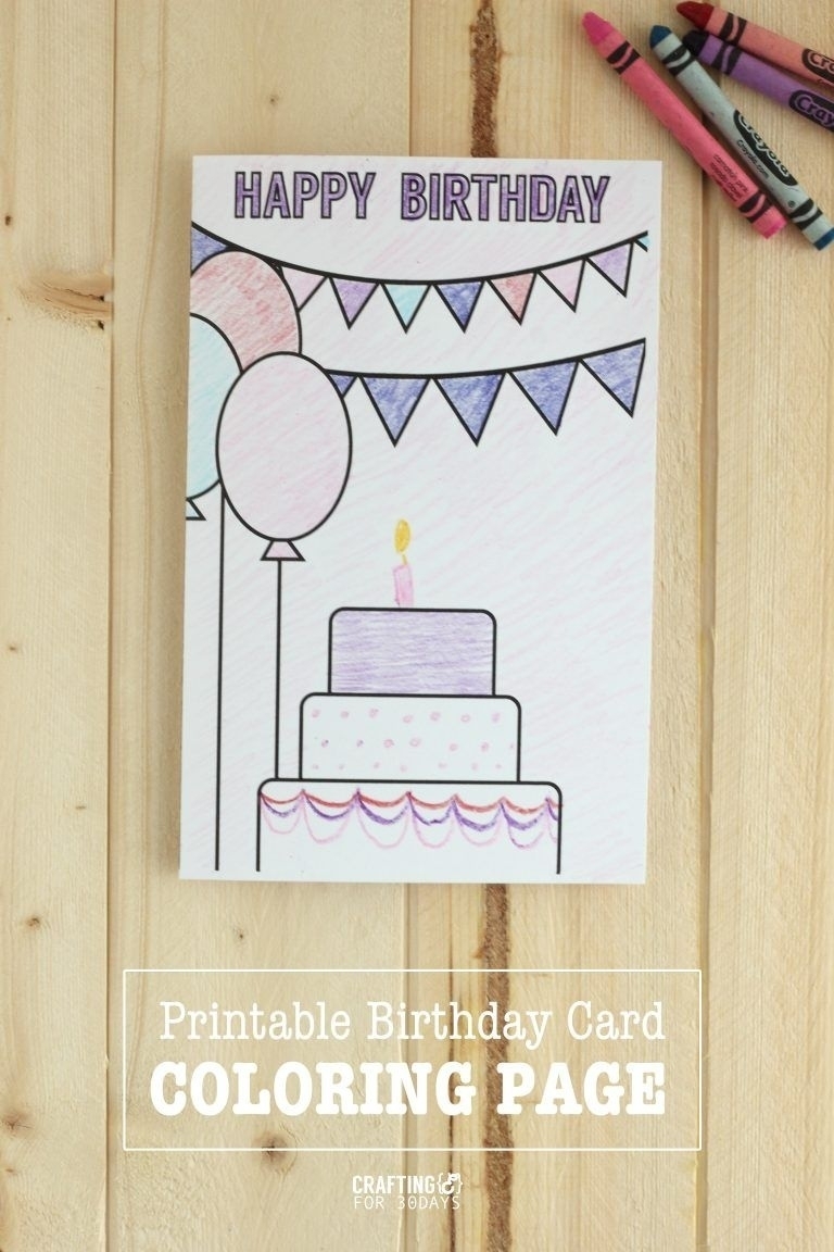 768x1152 Happy Birthday Card Design Drawing Easy Ideas Greeting High - Birthday Drawings