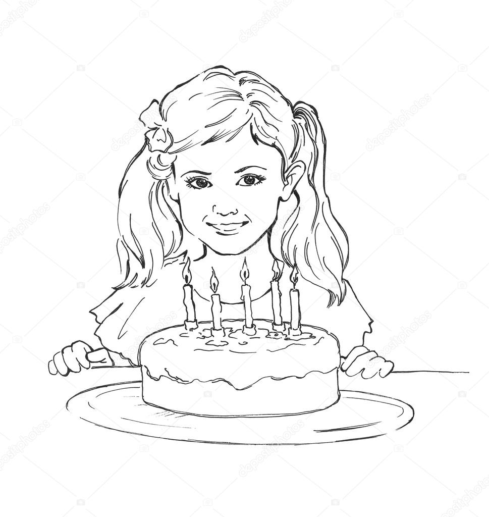 Happy Birthday Drawings For Girls