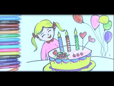 Birthday Girl Drawing at PaintingValley.com | Explore collection of ...