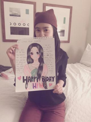 320x427 My Drawing Dedicated To My Friend, The Birthday Girl Ghina! She - Birthday Girl Drawing