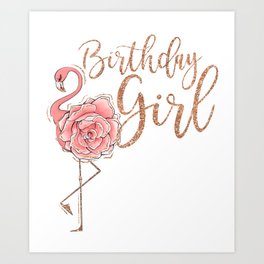 264x264 Birthday Girl Art Prints - Birthday Girl Drawing
