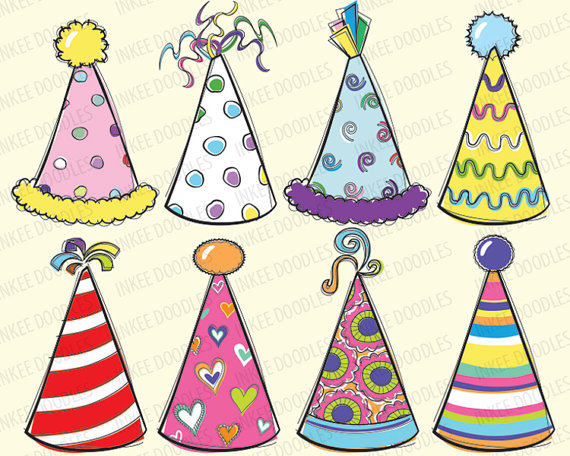 570x456 birthday hat drawing happy birthday world - Birthday Hat Drawing
