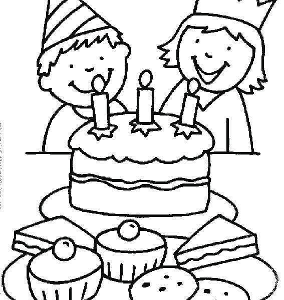 Birthday Party Drawing At Paintingvalley Com Explore Collection