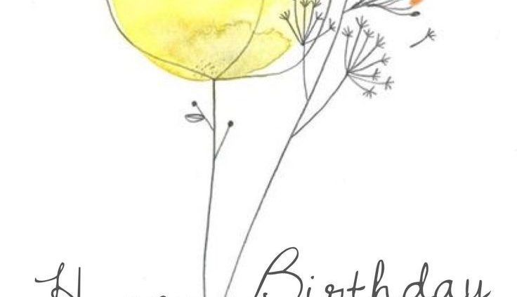 736x423 happy birthday birthday sayings and birthday wishes draw - Birthday Wishes Drawing