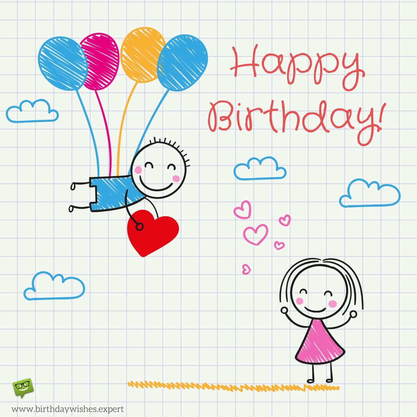 1400x1400 happy birthday to you wishes + versions of the song - Birthday Wishes Drawing