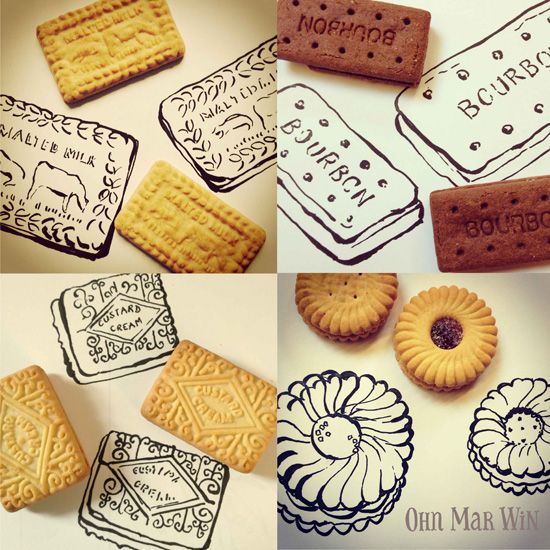 Biscuit Drawing at PaintingValley.com | Explore collection of Biscuit ...