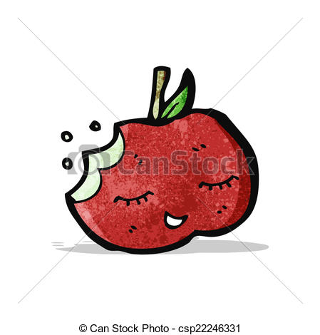 449x470 Bitten Apple Cartoon Vectors - Bitten Apple Drawing