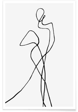 267x386 Portofino As Poster - Black And White Art Drawings