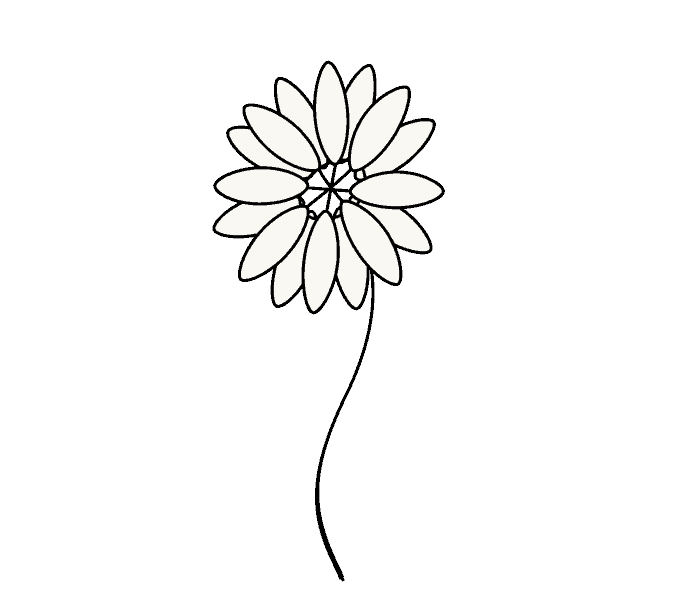 Black And White Daisy Drawing at PaintingValley.com | Explore