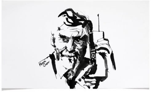 491x300 Eri Griffin Pen Ink Illustrations Black White Drawings - Black And White Drawing Designs