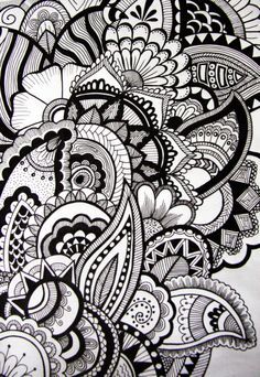 236x342 Cool Designs To Draw With Sharpie - Black And White Drawing Designs
