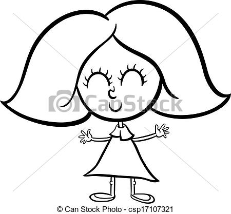 450x417 black girl drawing cartoon at getdrawings free for personal black - Black And White Drawing Of A Girl