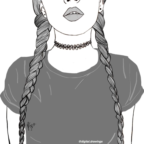 500x500 Black And White Drawings Tumblr - Black And White Drawings