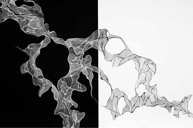 640x427 Antonella Cusimano Abstract Lines Drawings - Black And White Drawings
