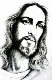 Black And White Drawings Of Jesus at PaintingValley.com | Explore ...