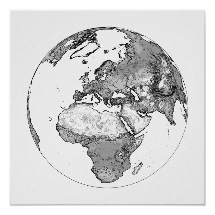 Black And White Earth Drawing at Explore