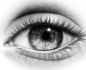 Black And White Eye Drawing at PaintingValley.com | Explore collection ...