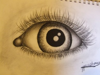 386x289 bbc - Black And White Eye Drawing