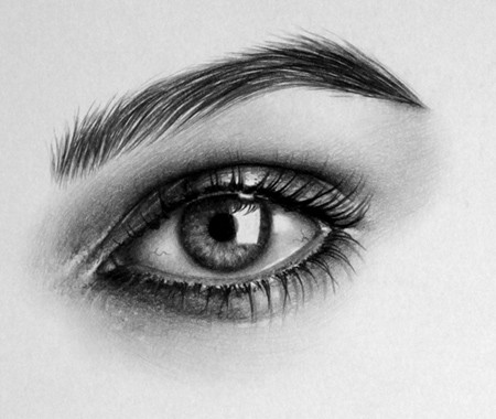 Black And White Eye Drawing at PaintingValley.com | Explore collection ...