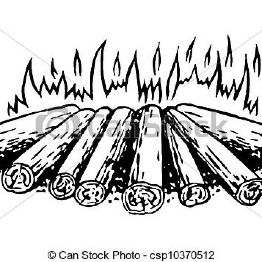 1024x1024 fire clipart black and white halloween clipart house clipart - Black And White Fire Drawing