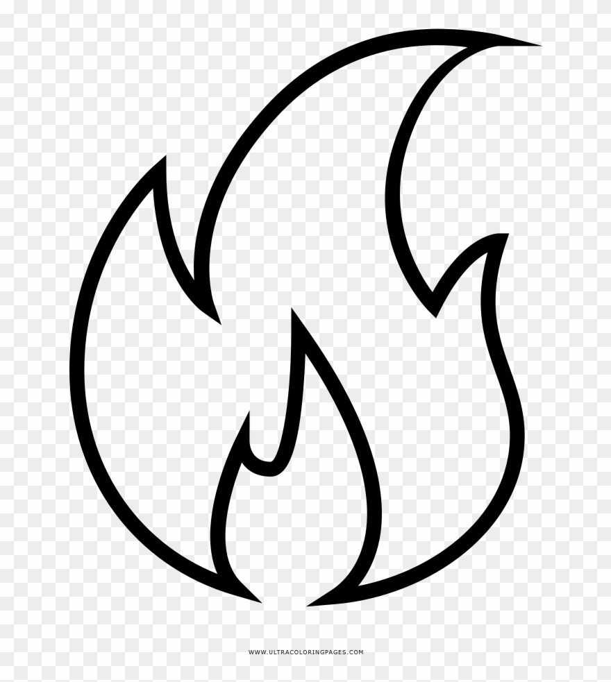 880x983 Black And White Flame - Black And White Fire Drawing