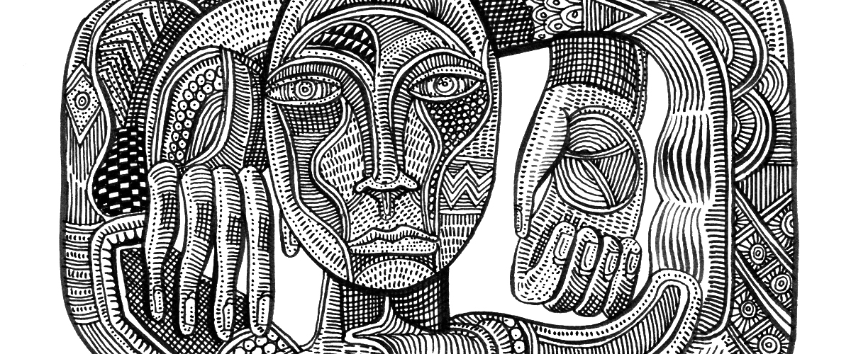 1200x500 Zio Ziegler Creates Art In Motion Create - Black And White Line Drawings