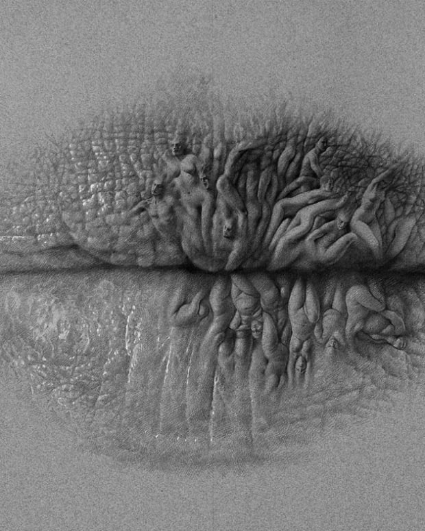 620x775 Nobody Can Believe This Japanese Artist's Pencil Drawings Aren't - Black And White Pencil Drawings