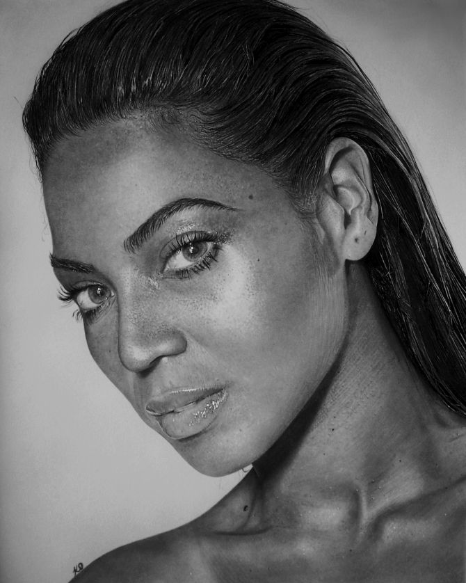 670x838 Stunning Black And White Photos No, These Are Pencil Drawings - Black And White Pencil Drawings