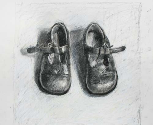 500x407 How To Draw A Still Life In Mixed Media - Black And White Still Life Drawings