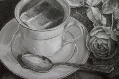 400x267 Pencil Drawings - Black And White Still Life Drawings