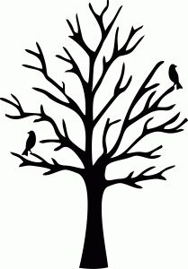 209x300 Tree Drawings Black And White Sillouette Tree Silhouette - Black And White Tree Drawing