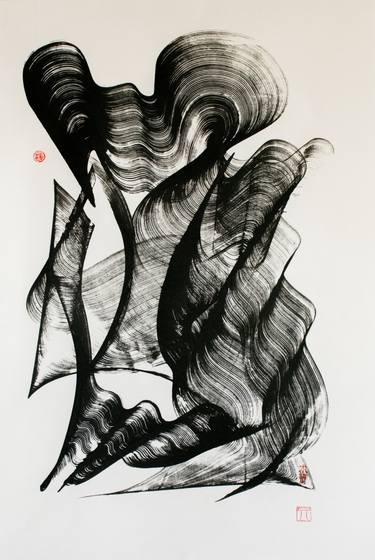 375x560 Original Black White Drawings For Sale Saatchi Art - Black And White Turkey Drawing