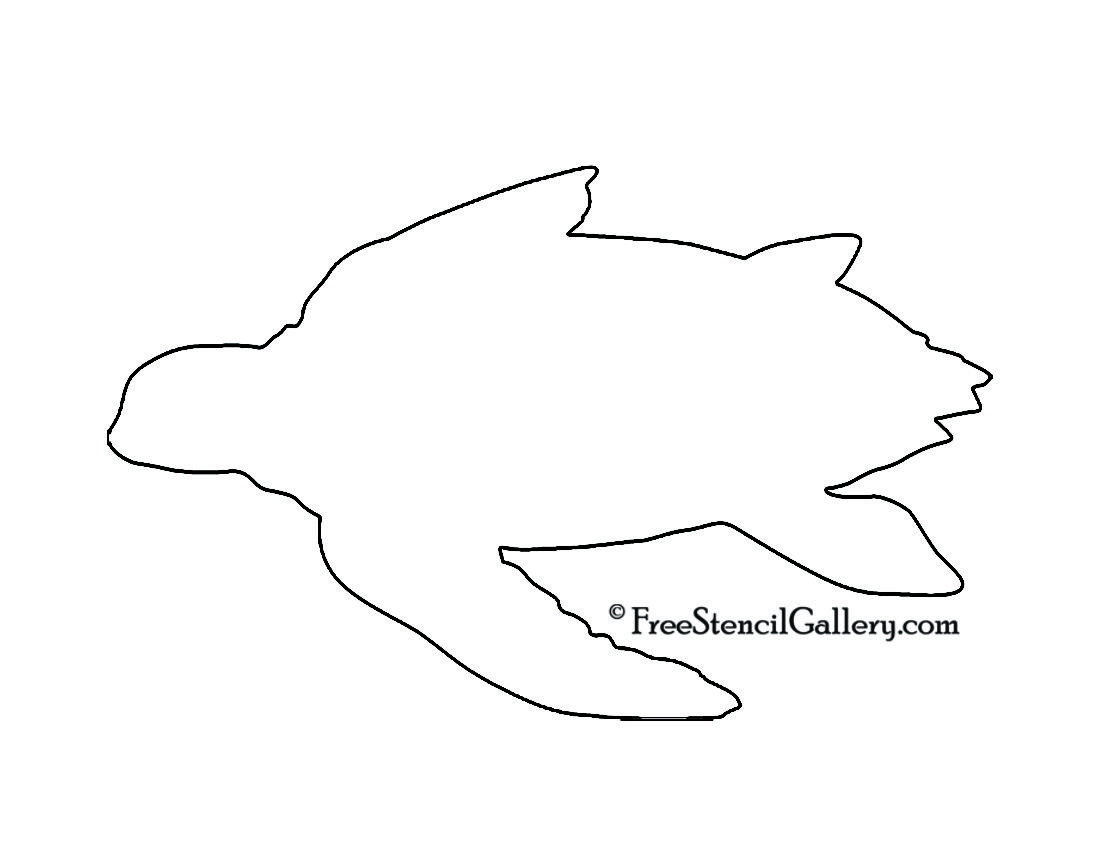 1100x850 White Turtle Silhouette Great Free Clipart, Silhouette, Coloring - Black And White Turtle Drawings
