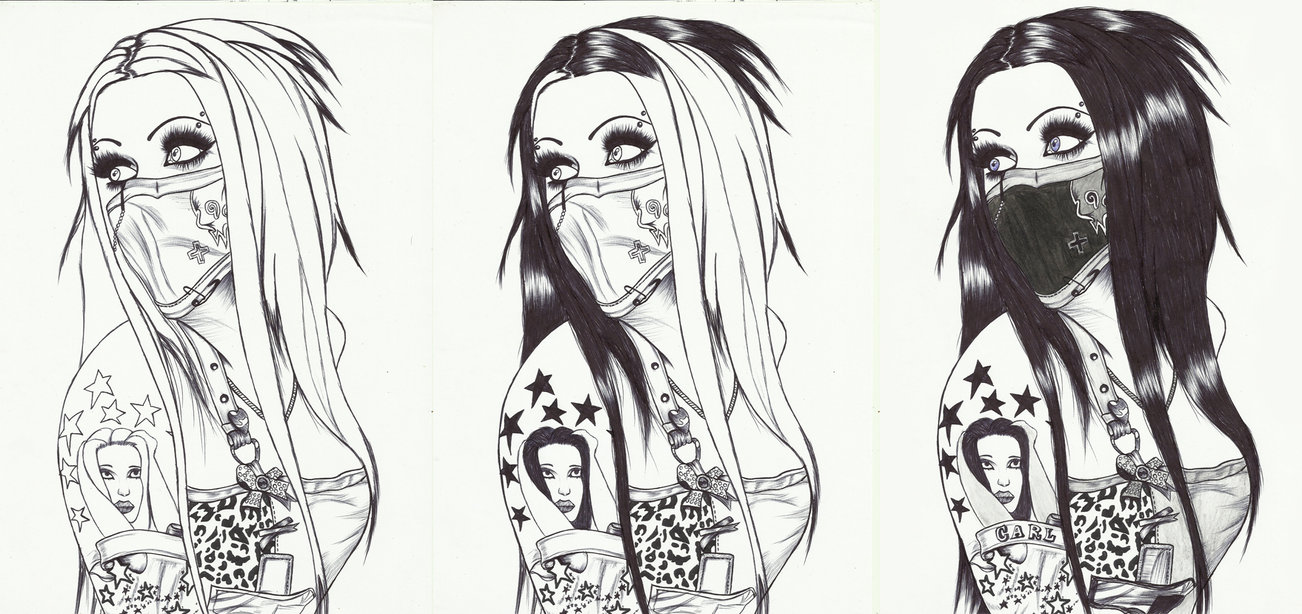 Black Angel Drawings