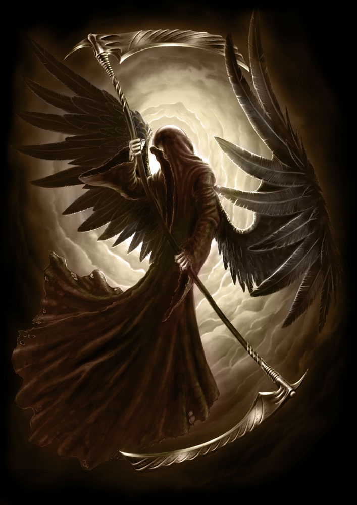 707x1000 Black Angel Paintings - Black Angel Drawings