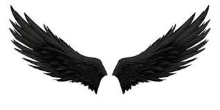 318x159 image result for castiel black wings tattoosamppiercings - Black Angel Wings Drawing