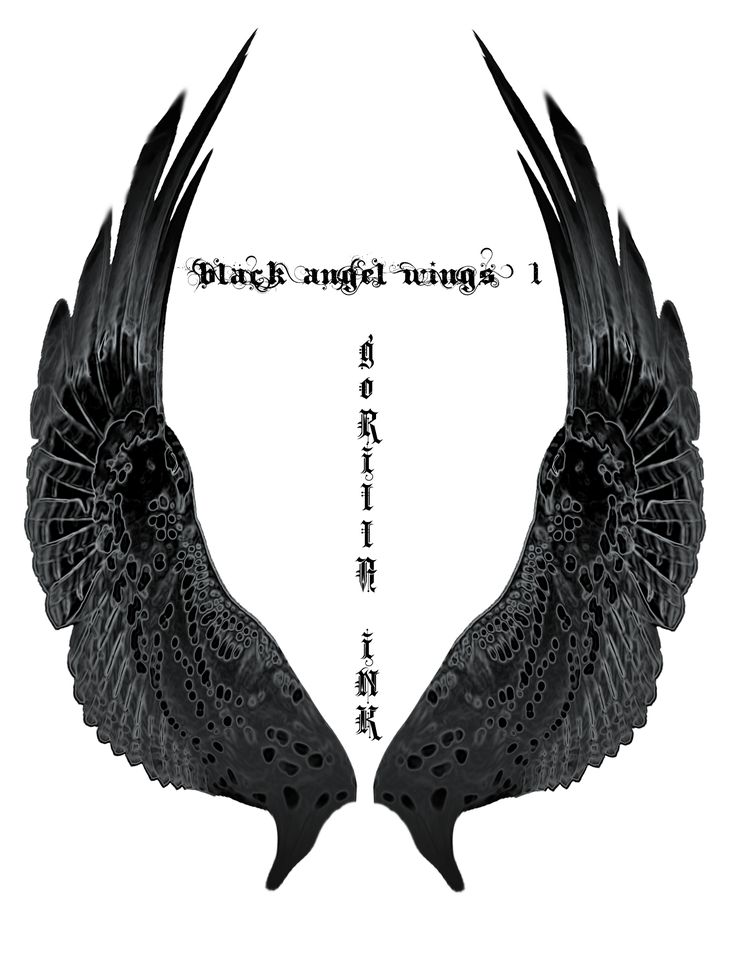 736x955 Angel Wings Black And White Gallery Images - Black Angel Wings Drawing