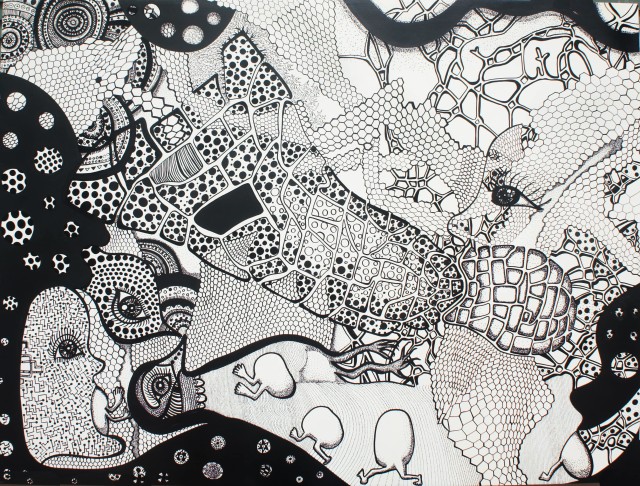 640x486 Black And White Drawings - Black Art Drawings