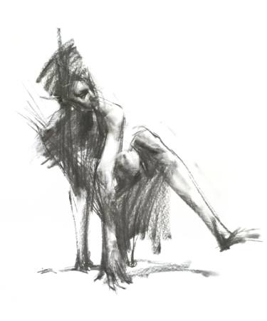 375x451 Charcoal Drawings For Sale Saatchi Art - Black Art Drawings