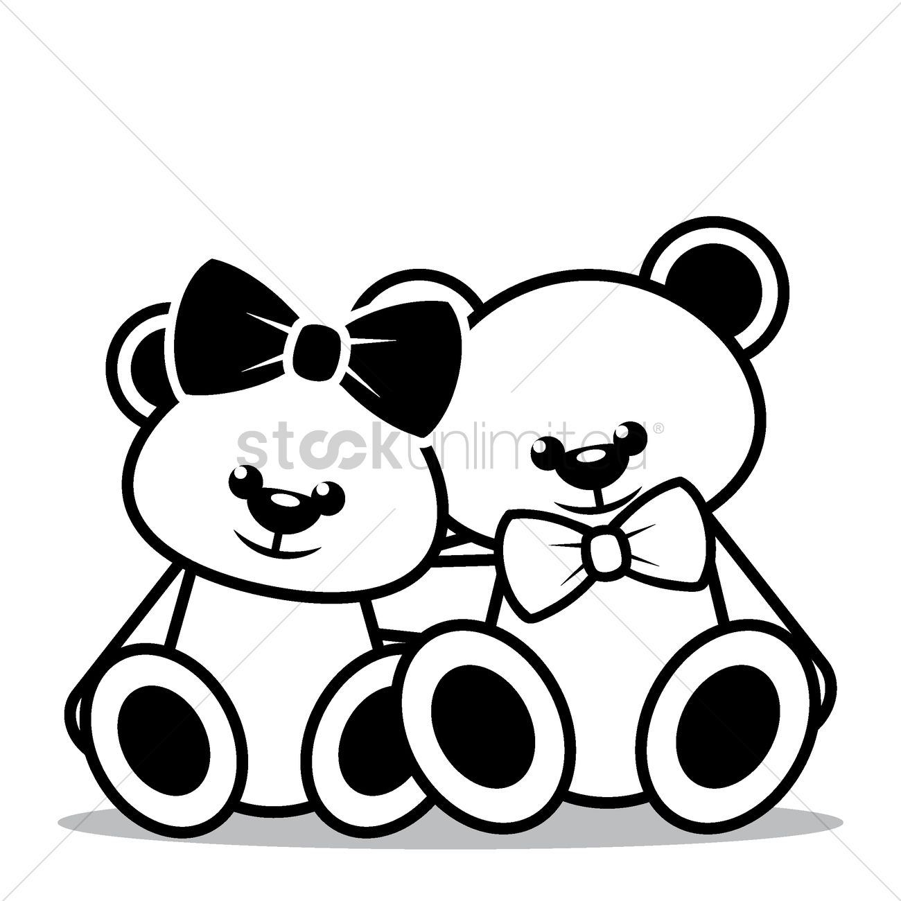 1300x1300 Cartoon Teddy Bear Drawing Teddy Bear Drawing Outline - Black Bear Drawing Outline