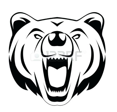 450x433 Huge Collection Of 'black Bear Drawing Outline' Download More - Black Bear Drawing Outline