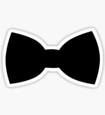210x230 bow tie drawing stickers redbubble - Black Bow Tie Drawing