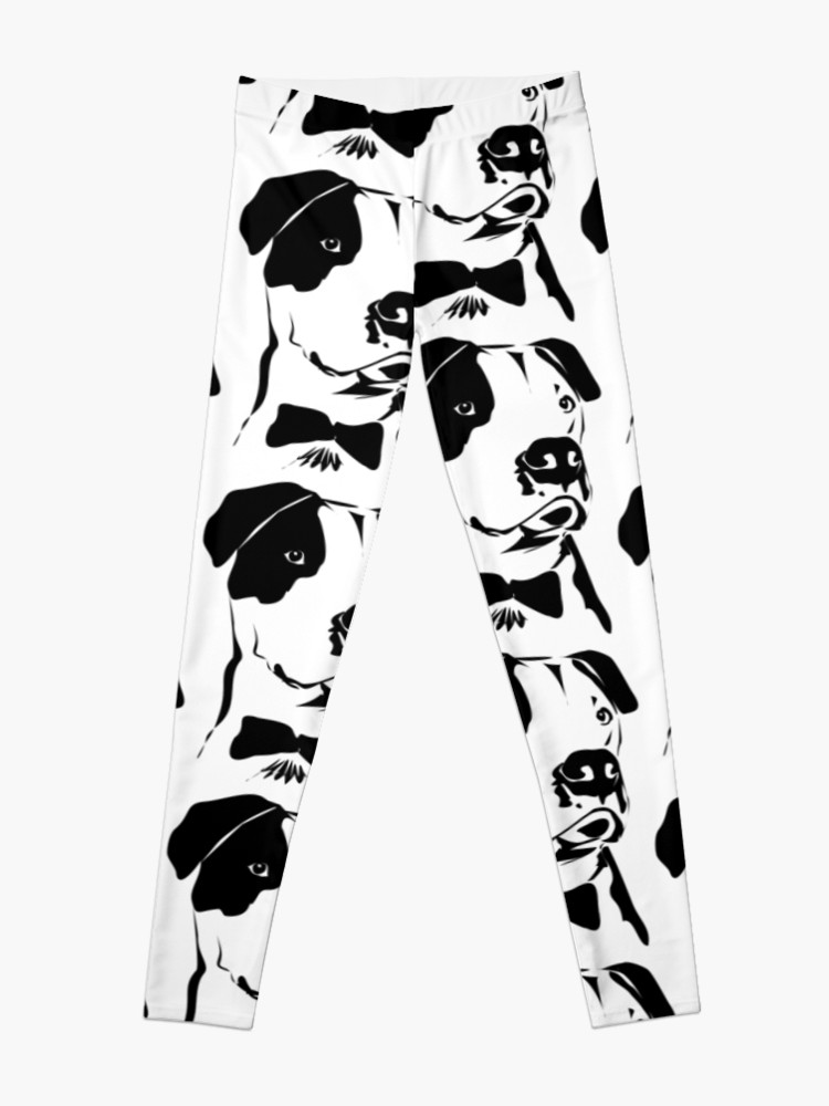 750x1000 cute pit bull drawing in black and white with a bow tie leggings - Black Bow Tie Drawing