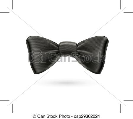 450x403 black bow tie, vector icon, isolated on white background - Black Bow Tie Drawing