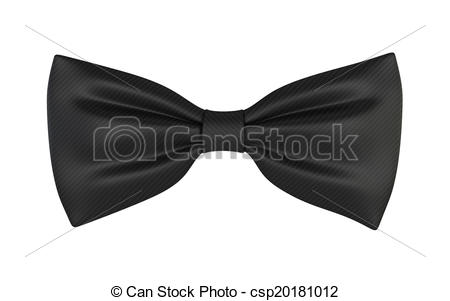 450x301 black bow tie illustration isolated on white background - Black Bow Tie Drawing