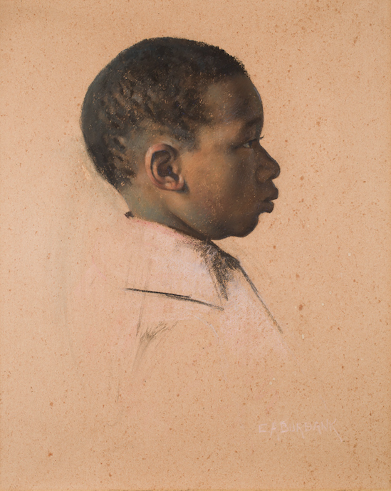549x689 A Portrait Of A Young Black Boy Wellesley College - Black Boy Drawing